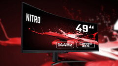 Acer Nitro EI491CRP: Gewaltiger Curved 49-Zoll-Breitbildmonitor im 32:9-Format.