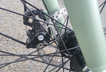 Scheibenbremse vorne - Touroll B2 E-Bike im Test