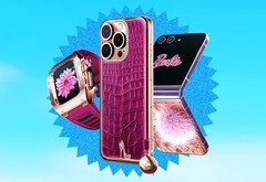 Caviar verwandelt das Apple iPhone 15 Pro Max in ein sehr teures Barbie-Accessoire. (Bild: Caviar)