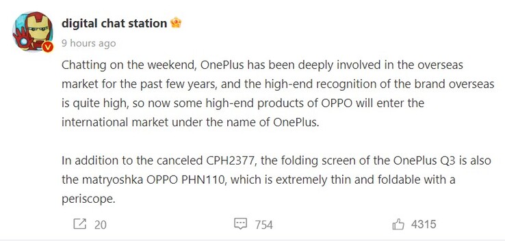 Laut chinesischem Leaker Digital Chat Station soll OnePlus künftig globale Oppo-Flaggschiffe nach Europa bringen.