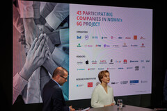 NGMN-CEO Anita Döhler präsentiert die 6G-Partner auf dem Mobile World Congress 2022. (Bild: Andreas Sebayang/Notebookcheck.com)