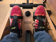 Training besser mit Schuhe, die können sicher fixiert werden.