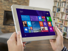 Toshiba: Windows 8.1 Tablet Encore 2 WT10-A-106 mit Bluetooth-Tastatur