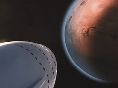 Symbolbild, das ein Raumschiff auf dem Weg zu einem Planeten zeigt. (Bildquelle: SpaceX - Pexels)