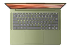 Tastaturlayout des Zen Green Ideapad Vibe-Laptops.