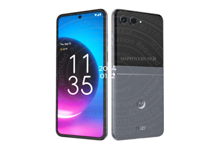 Das Motorola Razr 50 Ultra übernimmt das Design seines Vorgängers fast unverändert. (Bild: MSPowerUser)