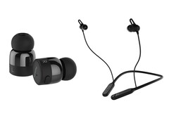 Links die True Wireless Earbuds und rechts die Pro Wireless Earbuds von Nokia.