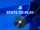 Banner zur PlayStation State of Play mit einer PS5-Disc.
