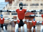 Unitree-Roboter bei einer choreografierten Vorführung.