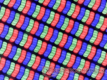 Scharfe RGB-Subpixel ohne Körnung