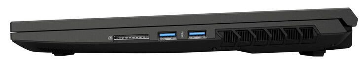 Rechte Seite: Speicherkartenleser (SD), 2x USB 3.2 Gen 1 (USB-A)