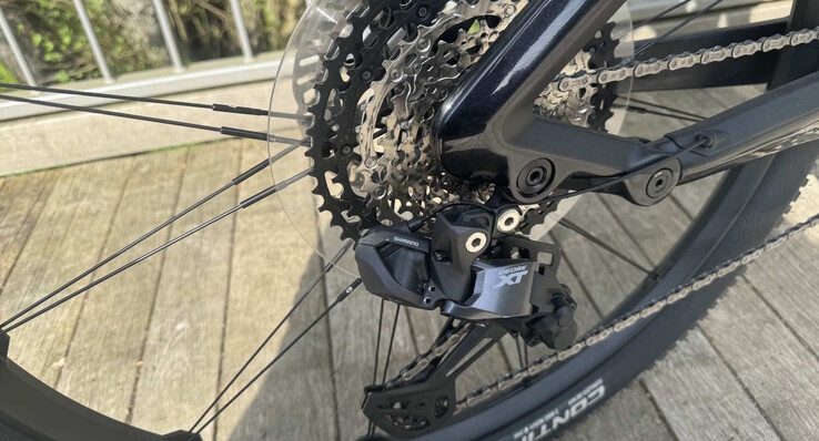 So sieht eine hochwertige, elektrische Schaltung von Shimano aus (Bildquelle: Marcus Schwarten)