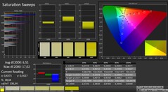 CalMAN: Farbsättigung