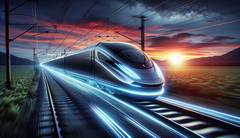 Fortescues Infinity Train soll künftig ganz ohne fossile Energie oder Zwischenladen fahren. (Bildquelle: DallE3)