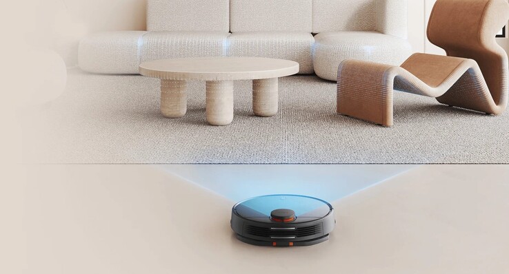 Die Navigation erfolgt mithilfe eines Lasers