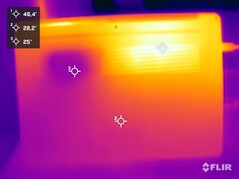 Unterseite beim Stresstest