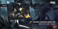 AOC Agon AG322QCX + AG272FCX: Curved-Gaming-Monitore im Rahmenlos-Look
