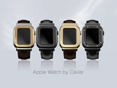 Vier Mal Apple Watch 6 wie sie nur bei Caviar zu haben ist: Von Titanium über edles Schwarz bis zur goldenen Diamant-Edition.