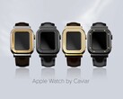 Vier Mal Apple Watch 6 wie sie nur bei Caviar zu haben ist: Von Titanium über edles Schwarz bis zur goldenen Diamant-Edition.