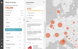 Der Newsfeed in der Karte von Bing funktioniert häufig mehr schlecht als recht