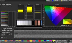 CalMAN Farbgenauigkeit