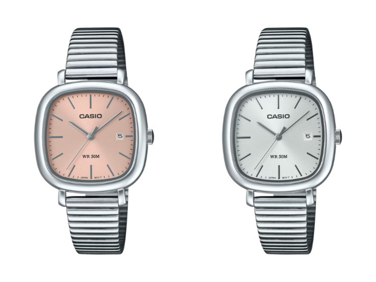 Die Casio LTP-B166D-4AV (links) und LTP-B166D-7AV (rechts). (Bildquelle: Casio)