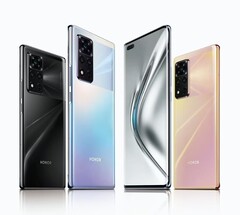 So sieht das Honor V40 aus, die Quad-Cam besteht aus einem großen 50 Megapixel-Sensor, vermutlich mit RYYB-Pixelstruktur wie bei Huawei.
