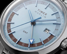 Das Zifferblatt der Timex Marlin GMT TW2Y84100