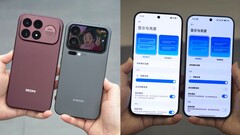 Das Redmi K100 Pro Max (links) gegen das Xiaomi 17 Pro Max (rechts): Der Unterschied soll sicher machen.