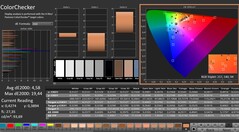 CalMAN: ColorChecker (kalibriert)