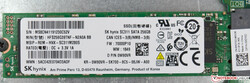 M.2 SSD mit 256 GB