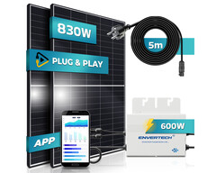 Balkonkraftwerk zur Erzeugung von Solarstrom jetzt günstig durch kostenlosen Versand (Bildquelle: Vendomnia)