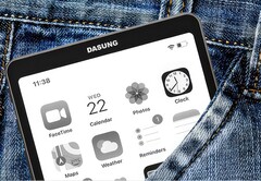 Das Dasung Link erlaubt es, das Display eines Smartphones zu spiegeln, und stromsparend per E Ink darzustellen. (Bild: Dasung)