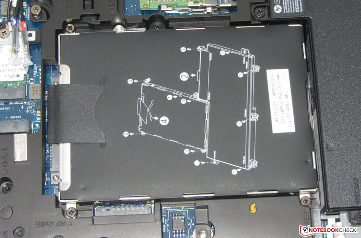 Die Festplatte könnte getauscht werden.
