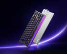 Die Legion R9 ist mit angepassten sowie regulären Huano Classic HiFi Latte-Switches erhältlich. Im Bild: Ein Werbefoto, das das Design der Tastatur zeigt.
