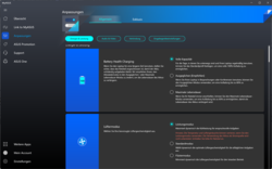 MyAsus Leistungssteuerung