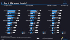 Top 10 BEV brands (in units).