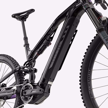 Der Akku findet seinen Platz im Rahmen