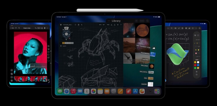 Das iPhone Fold soll ein ähnliches Display-Seitenverhältnis wie das iPad Pro bieten. (Bildquelle: Apple)