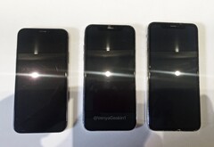 Alle drei iPhones des Jahres 2018 schön nebeneinander, zumindest mal als Dummy-Kollektion.