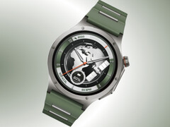 Die OnePlus Watch 4 in der Farbversion Evergreen Titanium