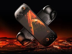 Der AYN Odin 2 Portal in Schwarz.