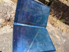 Draußen in direktem Sonnenlicht