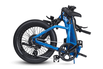 Das Portola 02 E-Bike kann zusammengeklappt werden