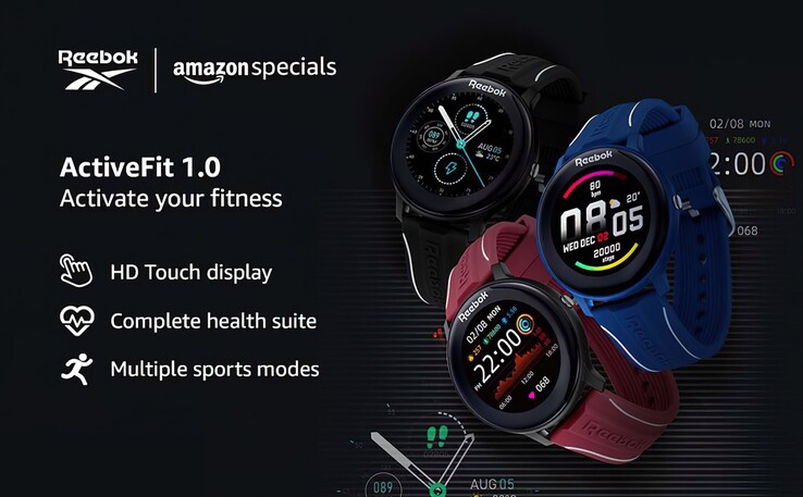 Die Reebok ActiveFit 1.0 Smartwatch ist vorläufig exklusiv über Amazon Indien erhältlich. (Bild: Amazon / Reebok)