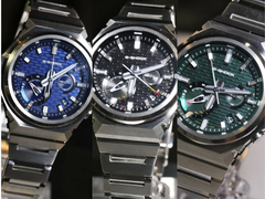 Von links nach rechts (im Bild): die Uhren Casio G-Shock GST-B1000D-2A, GST-B1000D-1A und GST-B1000D-3A. (Bildquelle: @geesgshock auf Instagram – bearbeitet)