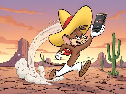 Mit einem Registry-Hack kann man SSDs unter Windows 11 potentiell stark beschleunigen. (Bildquelle: Google Gemini mit Nano Banana)