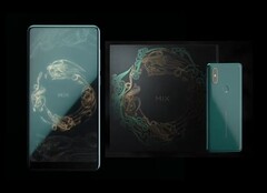 In China erscheint das Mi Mix 2S auch in einer Jade Art-Edition in Smaragdgrün.