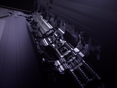 Nahaufnahme des faltbaren Scharniermechanismus des OPPO Find N5 zur Veranschaulichung des Scharnierdesigns, das dem des kommenden iPhone Apple ähnelt. (Bildquelle: Oppo)