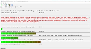 LatencyMon - Übersicht